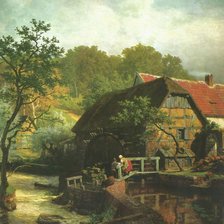 Схема вышивки «мельница»