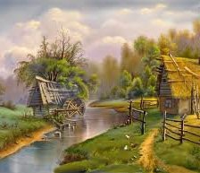 Схема вышивки «мельница»