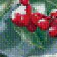 Предпросмотр схемы вышивки «птичка на рябине» (№486813)