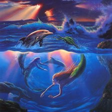 Схема вышивки «Картина Джима Уоррена»