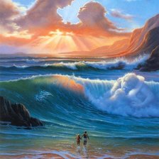 Схема вышивки «Картина Джима Уоррена»