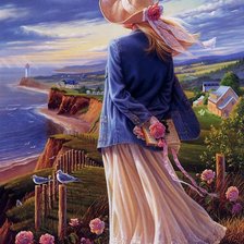 Схема вышивки «На берегу»