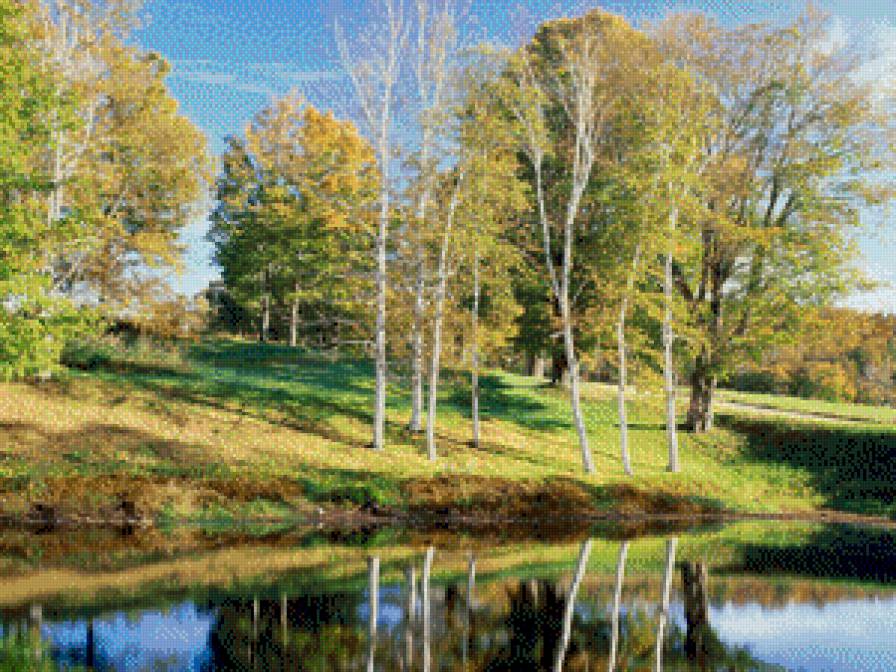 серия:краски осени - осень, картины, пейзаж, картина - предпросмотр