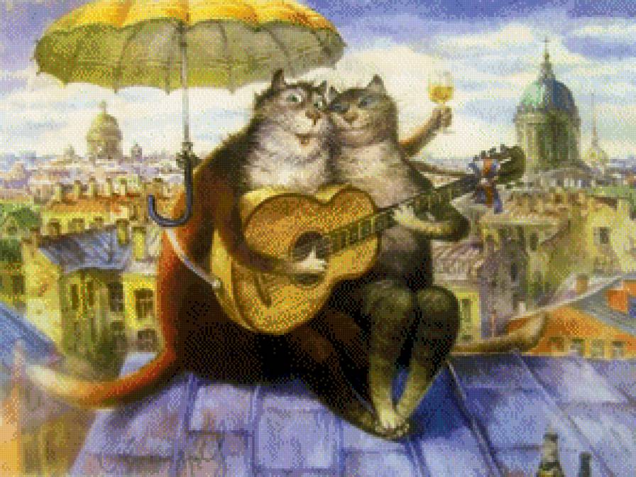 Романтика - питер, коты - предпросмотр