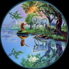 Схема вышивки «две реальности»