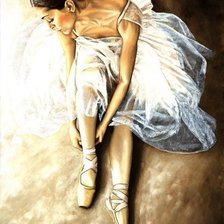 Схема вышивки «Балерина»