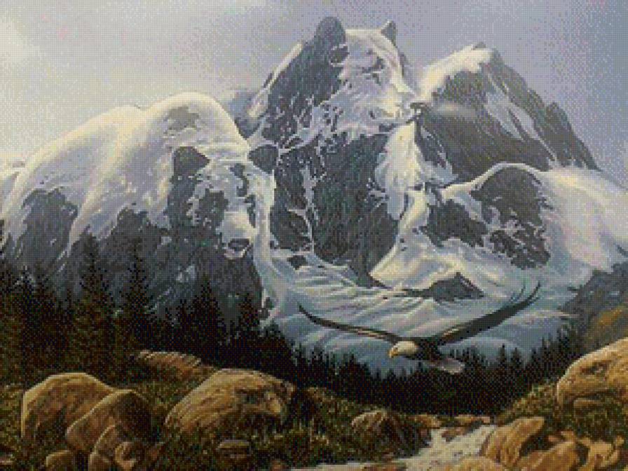 гора-три медведя - пейзажи, горы, медведи - предпросмотр