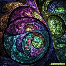 Схема вышивки «Абстракция. Панно.»