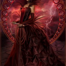 Схема вышивки «Гнев»