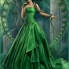 Схема вышивки «Грех Зависть»