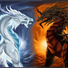 Схема вышивки «День и ночь»