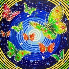 Схема вышивки «Бабочка»