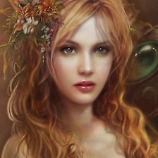 Схема вышивки «Красавица»