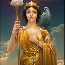 Схема вышивки «Богини Древней Греции-Гера»