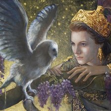 Схема вышивки «Богини Древней Греции-Артемида»