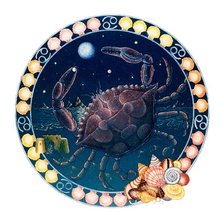 Схема вышивки «Знак зодиака-рак»