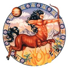 Схема вышивки «Знак зодиака-стрелец»