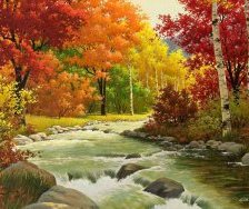 Схема вышивки «серия:краски осени»