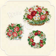 Схема вышивки «цветы»