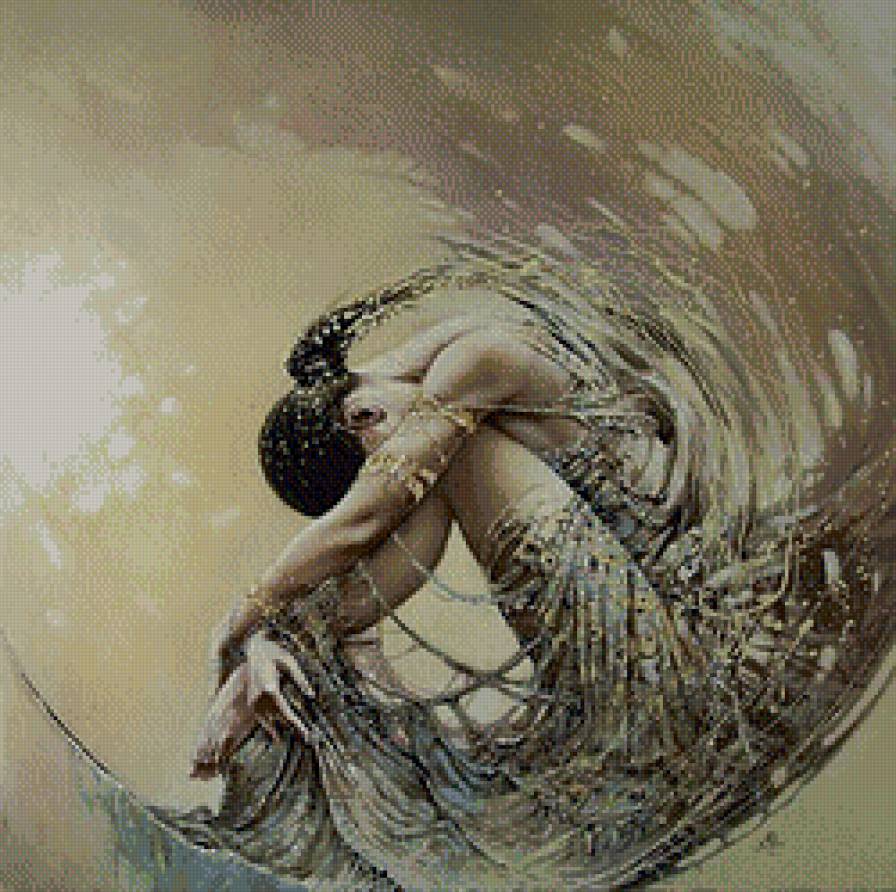 Фантазия художника*2 - живопись, портрет, девушки - предпросмотр