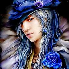 Схема вышивки «портрет»