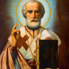 Схема вышивки «Николай Чудотворец»