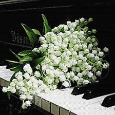 Схема вышивки «музыка весны»