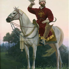 Схема вышивки «соколиная охота»