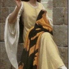 Схема вышивки «античная девушка»