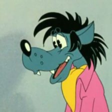 Схема вышивки «Волк»