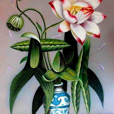 лотос в вазе