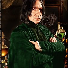 Схема вышивки «Северус Снейп»