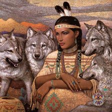 Схема вышивки «Художник Karl Bang»