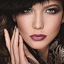 Схема вышивки «Дама»