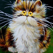 Схема вышивки «Кошки художник Kim Haskins»