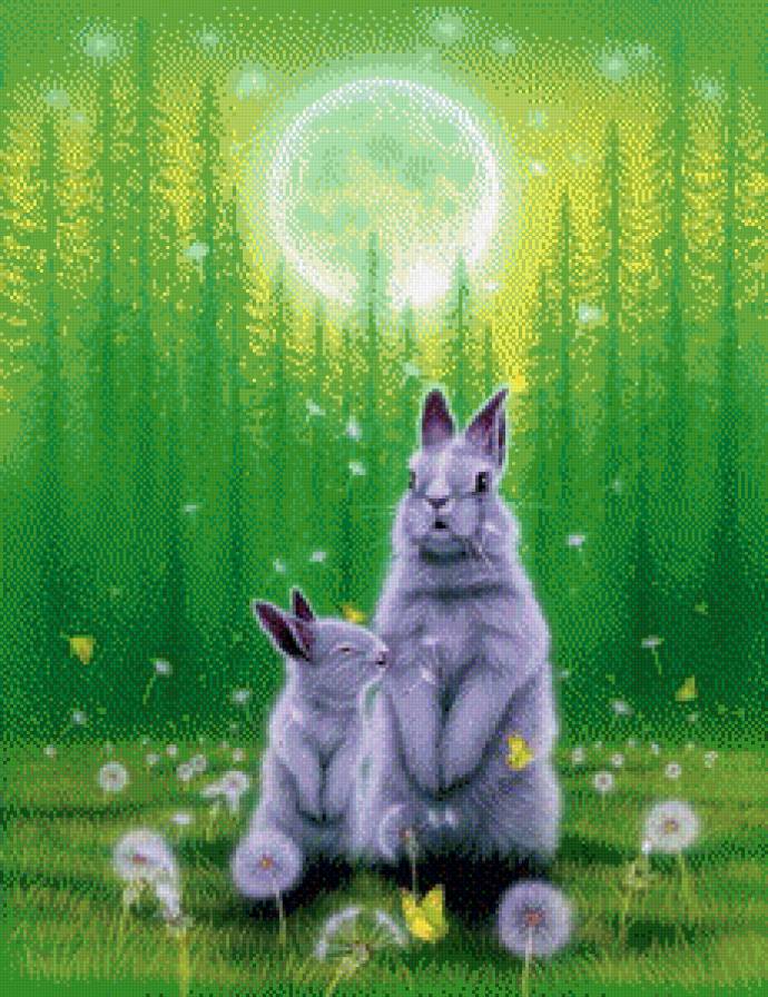 Картины Кентаро Нишино - животные, растение, цветы, природа - предпросмотр