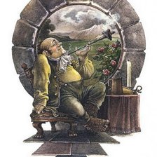 Схема вышивки «Бильбо хоббит»