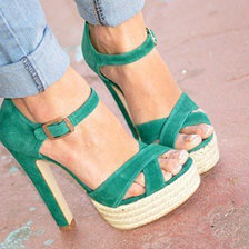 Схема вышивки «Туфли»