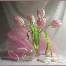 Схема вышивки «Тюльпаны»