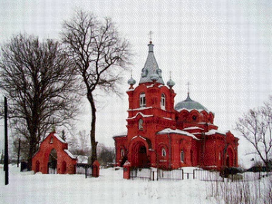 Церковь Св. Николая Чудотворца в д. Котлы - храмы, соборы, пейзаж, церкви, купола - предпросмотр