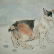 Схема вышивки «Котэ_1»