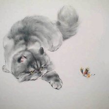 Схема вышивки «Котэ_2»