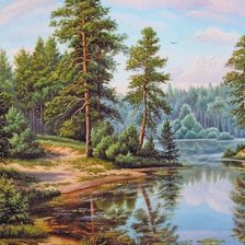 Схема вышивки «родные просторы»