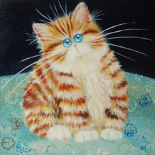 Схема вышивки «Кошки художник Kim Haskins»