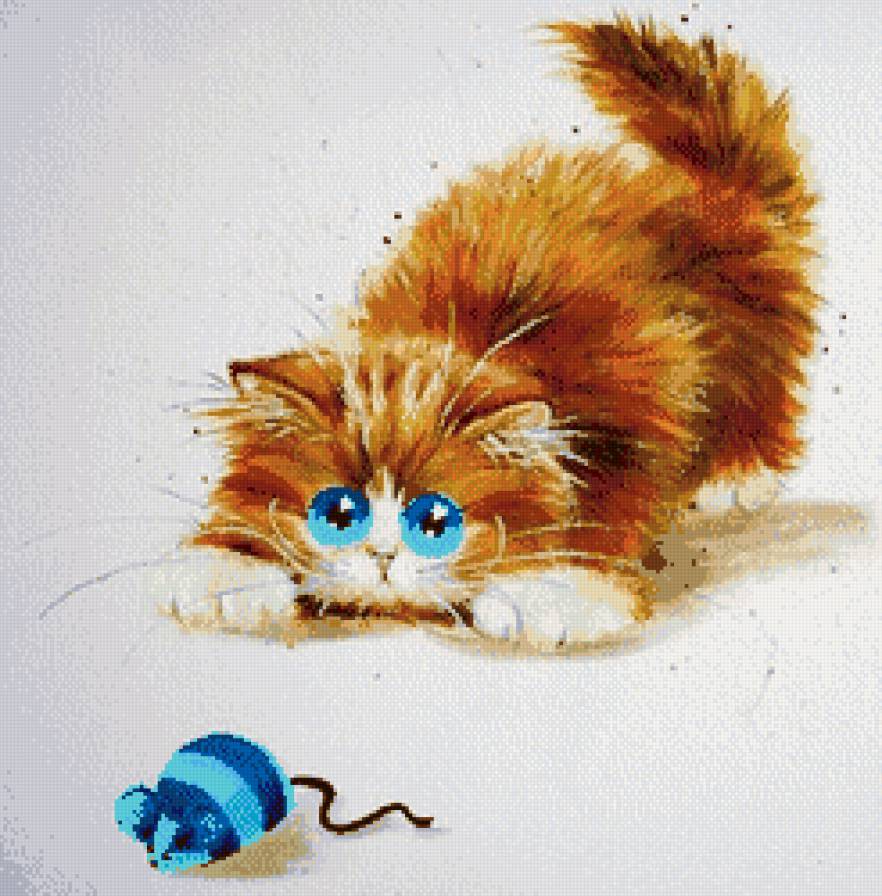 Кошки художник Kim Haskins - работы художников, кошки - предпросмотр