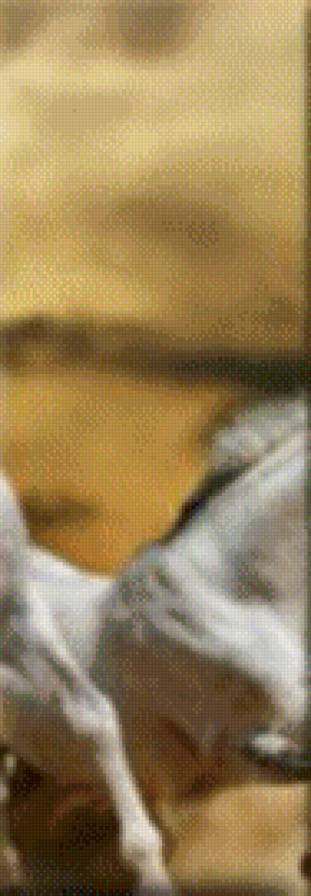 лошади часть 3 - кони, полиптих, лошади - предпросмотр