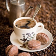 Схема вышивки «Кофе с печеньками»