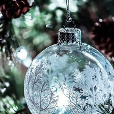 Схема вышивки «Новогодняя игрушка»