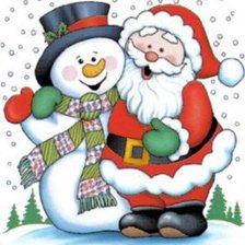 Схема вышивки «Санта Клаус»