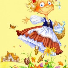 Схема вышивки «красная шапочка»